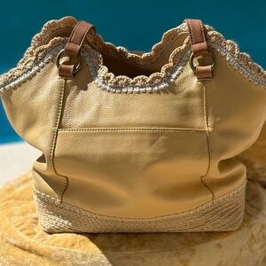 The Sak Sierra Espedrilles leather with woven accents